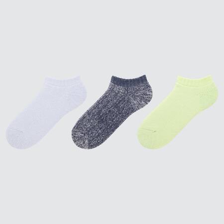 Women Pile Short Socks (Three Pairs)