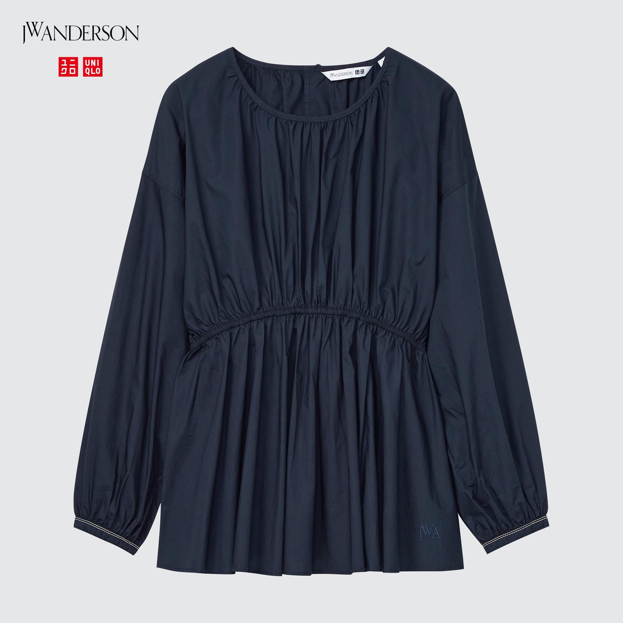 Check styling ideas for「JW ANDERSON GATHERED BLOUSE、STRAIGHT HIGH RISE ...