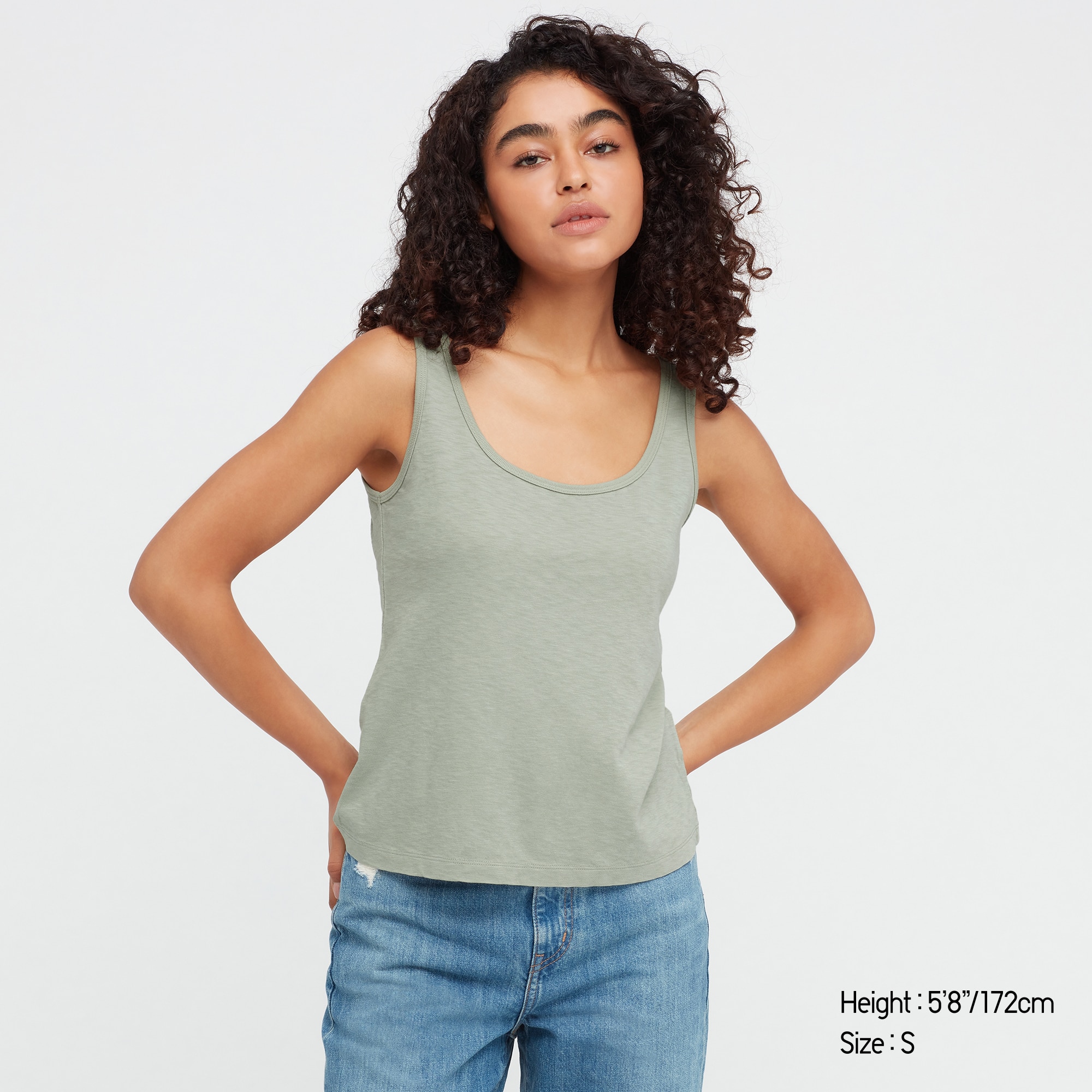 Slub Jersey Sleeveless T-Shirt | UNIQLO US