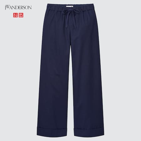 Women JW Anderson Cotton Wide Relax Trousers