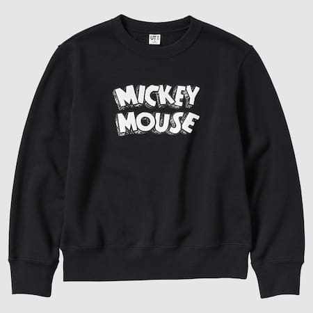 Kids Monochrome Mickey UT Graphic Sweatshirt