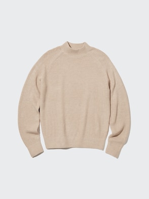 WASHABLE MOCK NECK SWEATER