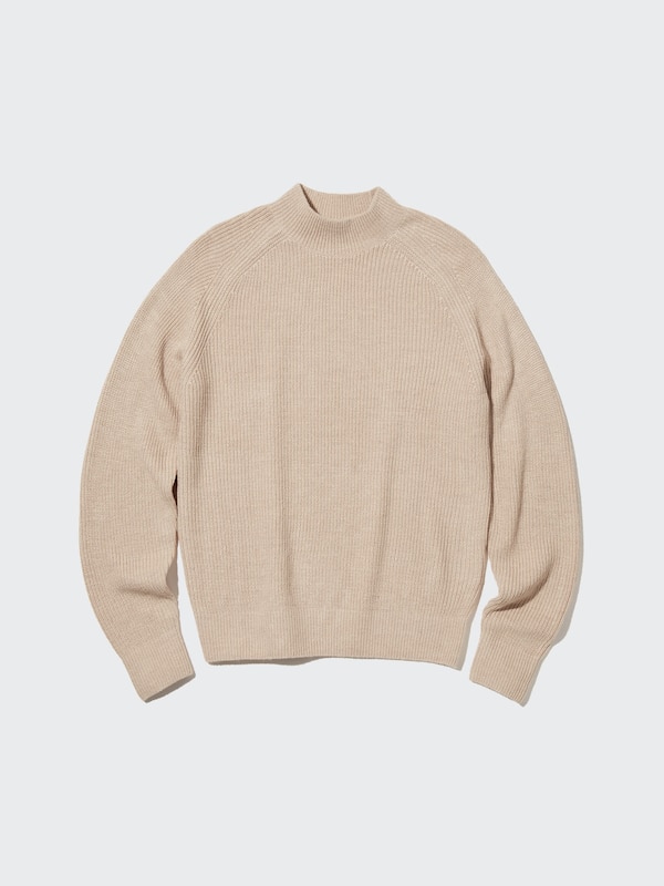 WASHABLE MOCK NECK SWEATER