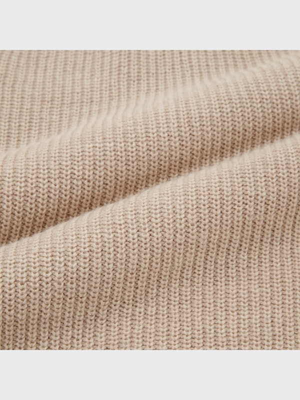 Washable Mock Neck Long-Sleeve Sweater