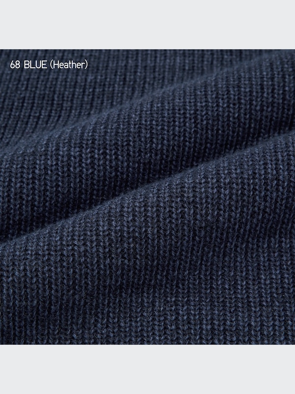 Washable Mock Neck Long-Sleeve Sweater