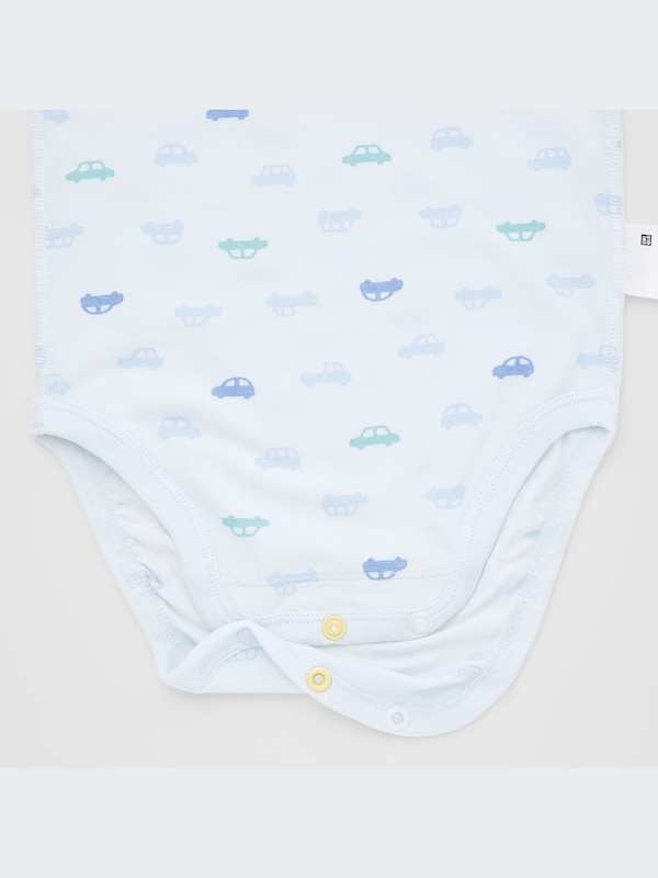 AIRISM COTTON BLEND SLEEVELESS ONESIE