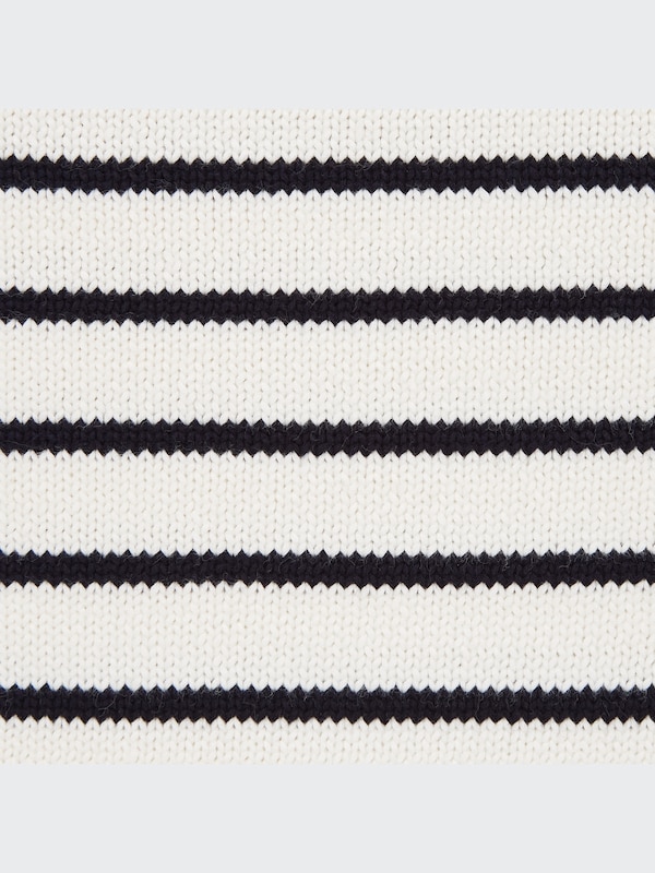 CHANDAIL À RAYURES LAVABLE À COL MONTANT