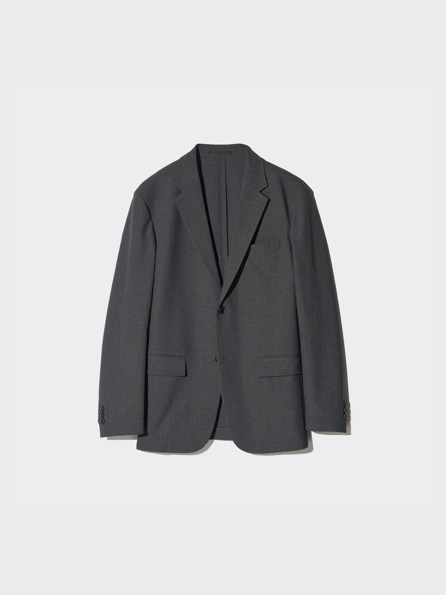 Мужской пиджак Uniqlo AirSense под шерсть, цвет: Чёрный — фото 3