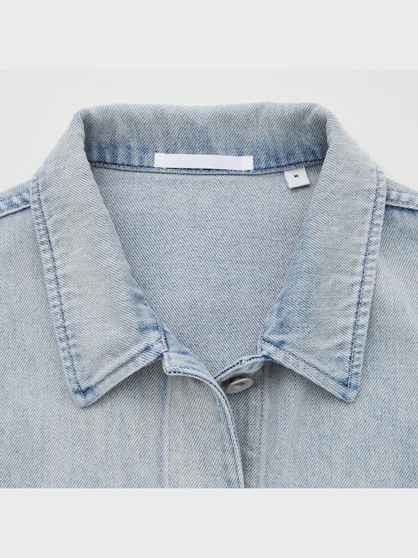 Denim Cropped Jacket