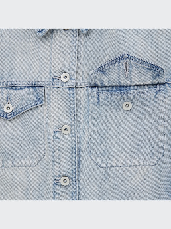 Denim Cropped Jacket