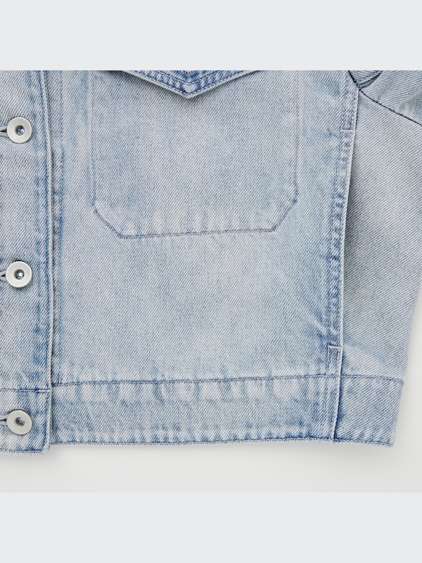 Denim Cropped Jacket