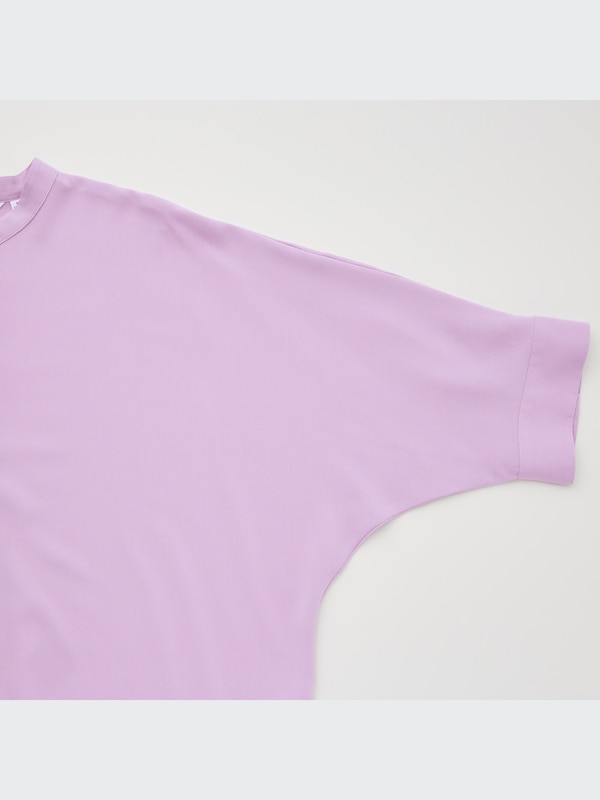 BLOUSE EN RAYONNE À MANCHES DOLMAN