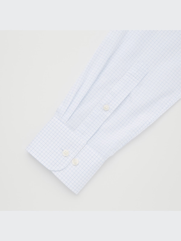 Easy Care Checked Stretch Slim-Fit Long-Sleeve Shirt