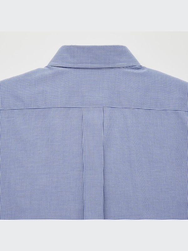 Easy Care Checked Stretch Slim-Fit Long-Sleeve Shirt