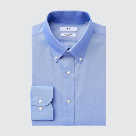 Super Non-Iron Slim Fit Shirt (Button-Down Collar)