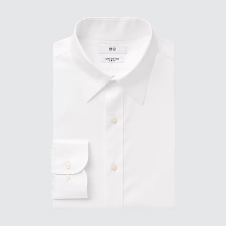 Men Super Non-Iron Slim Fit Shirt (Regular Collar)