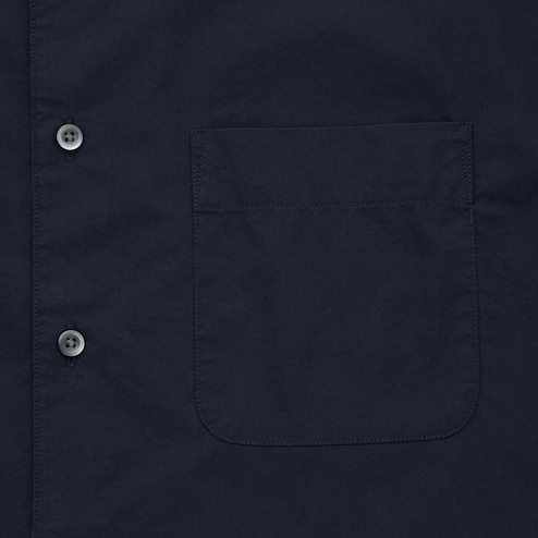 Coal Black Pure Cotton Full Sleeves Shirt For Men Online – Okhaistore