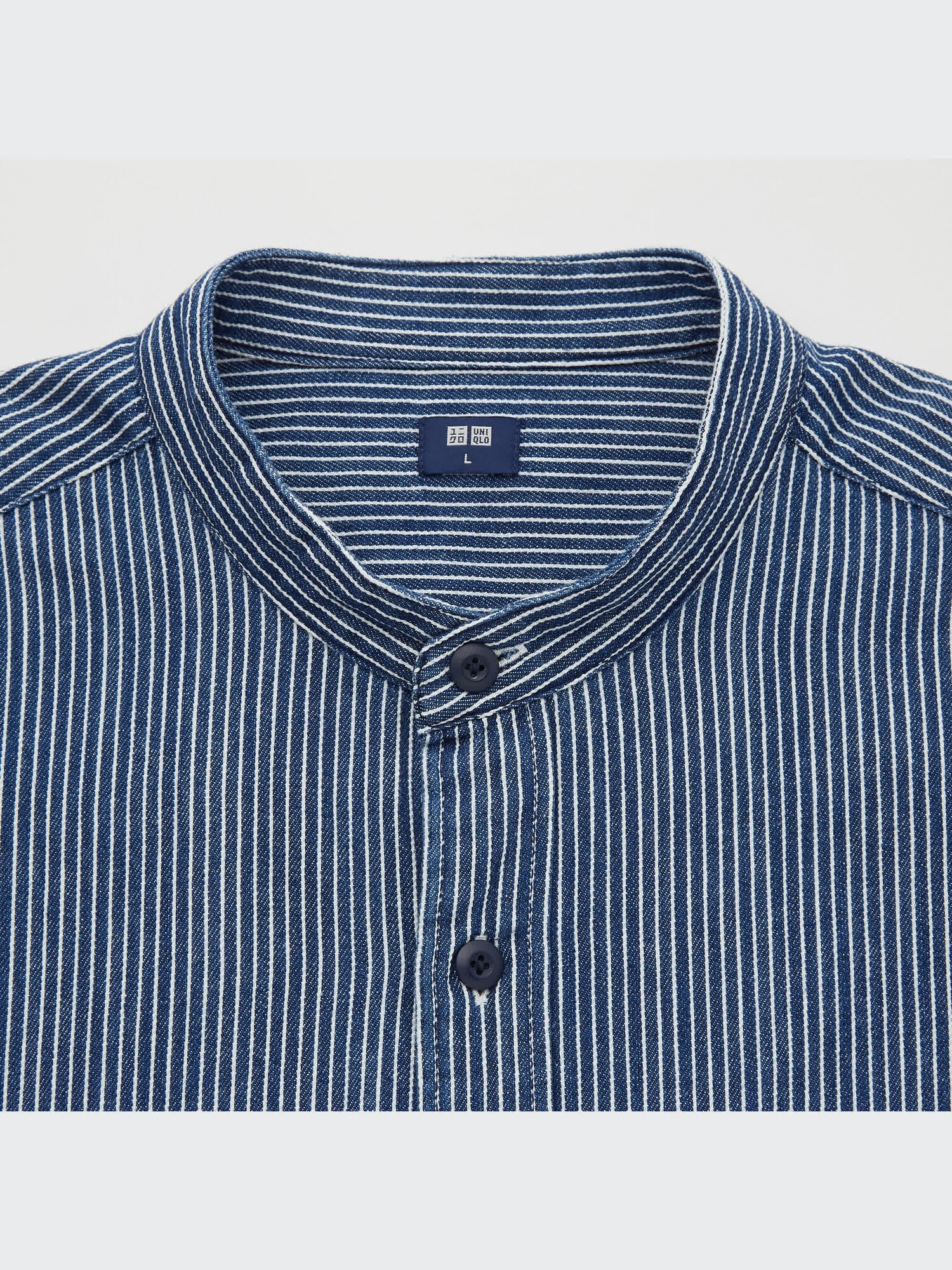 トップス Wool Check Oversized Stand Collar Shirt Wool Check Oversized Stand Collar Shirt