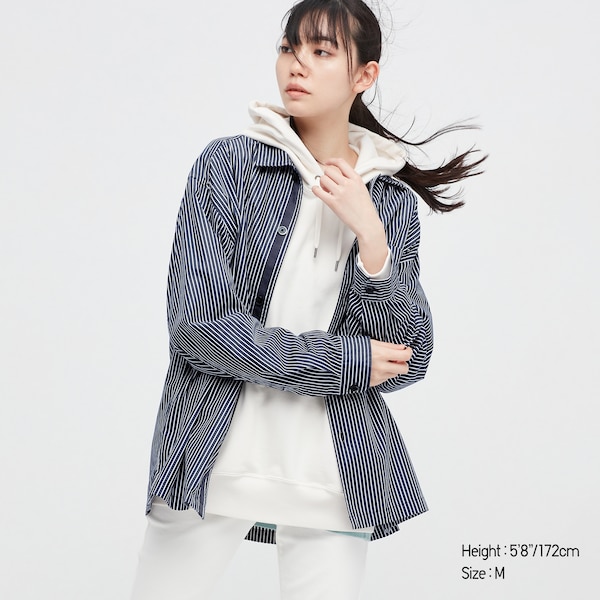 Extra Fine Cotton Twill Oversized Long-Sleeve Shirt | UNIQLO US