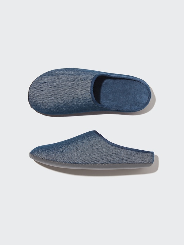 WASHABLE DENIM-LIKE ROOM SHOES
