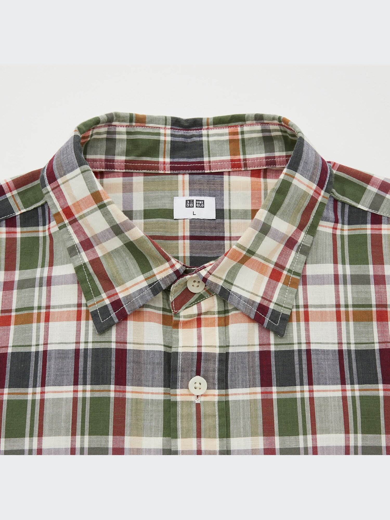 Madras Plaid Short-Sleeve Shirt | UNIQLO US