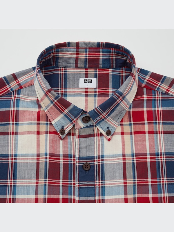 Madras Plaid Short-Sleeve Shirt