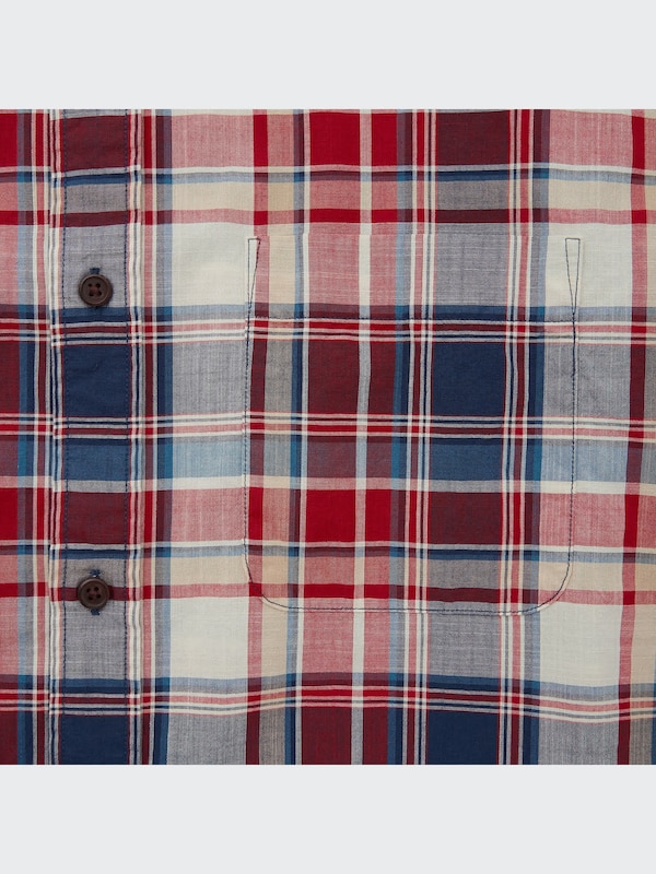 Madras Plaid Short-Sleeve Shirt