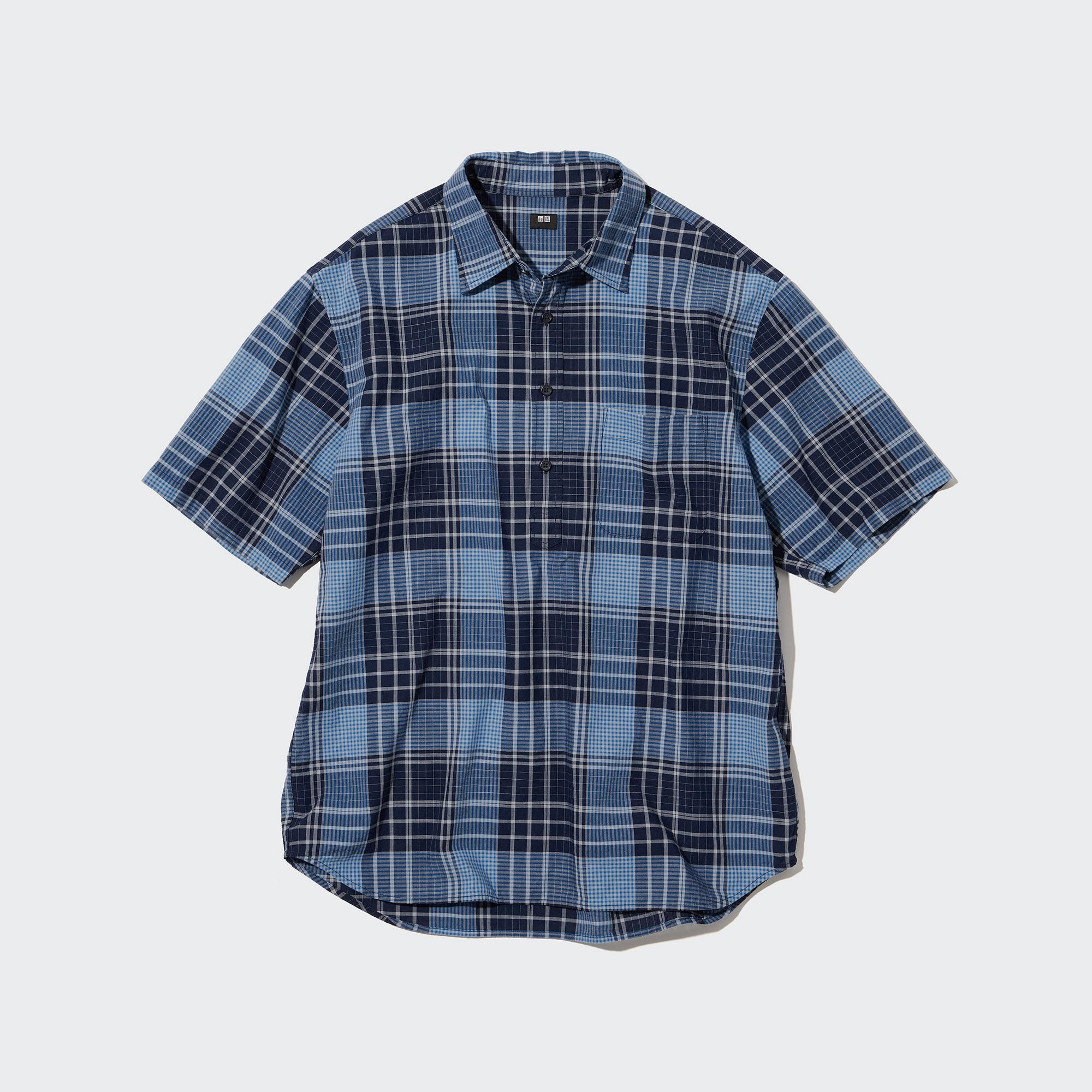 Madras Plaid Short-Sleeve Shirt | UNIQLO US
