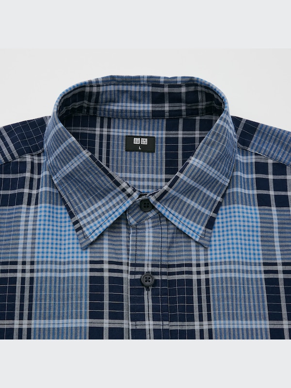 Madras Plaid Short-Sleeve Shirt