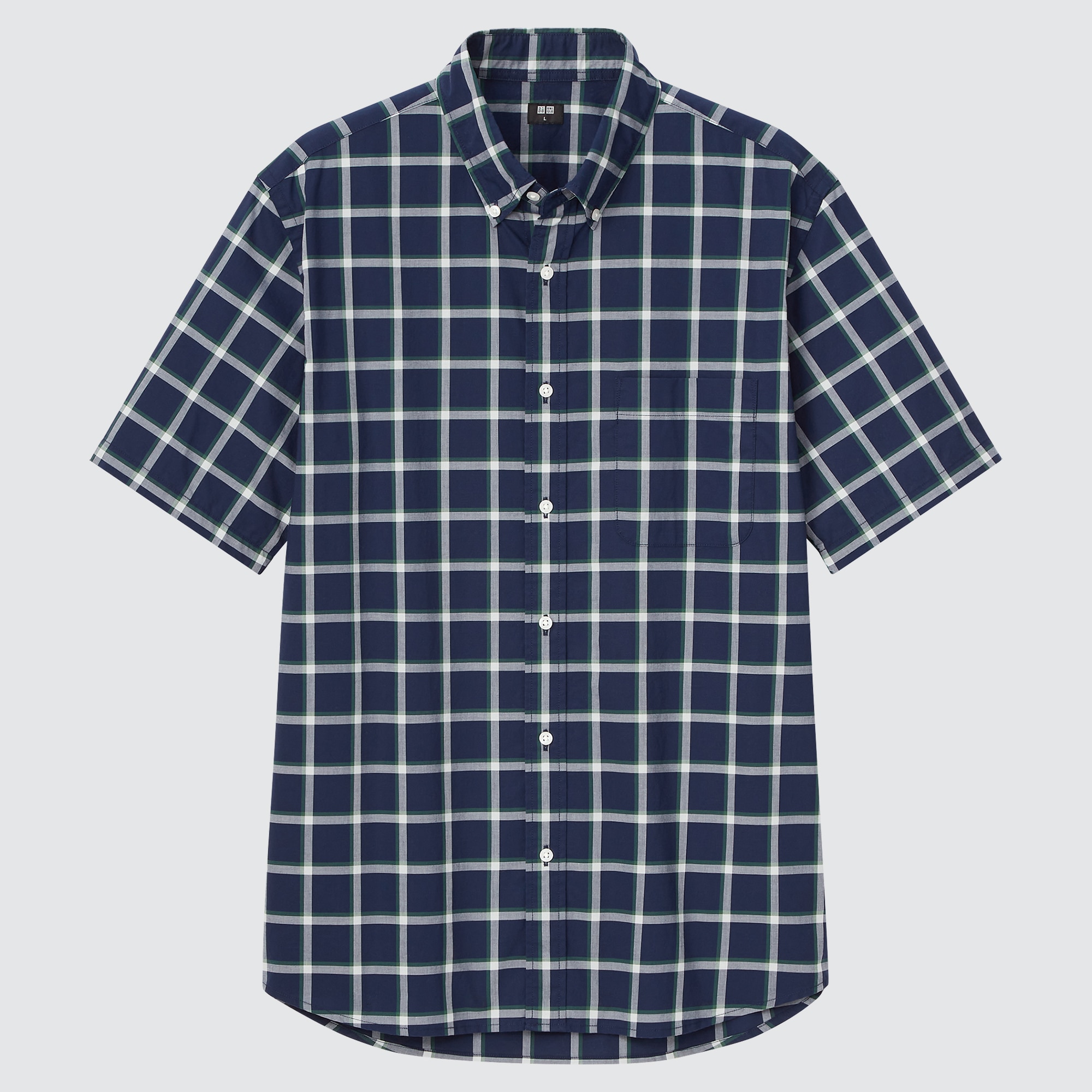 UNIQLO Madras Plaid Short-Sleeve Shirt | StyleHint