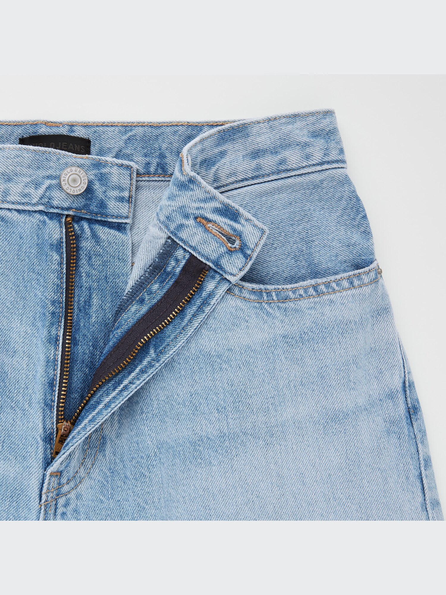 Distressed Straight High-Rise Jeans | UNIQLO US