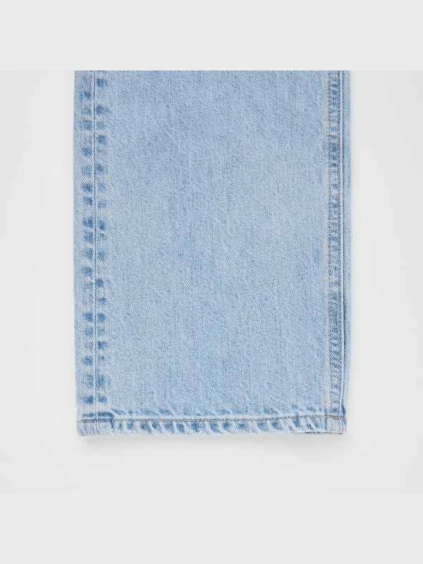 Distressed Straight High-Rise Jeans