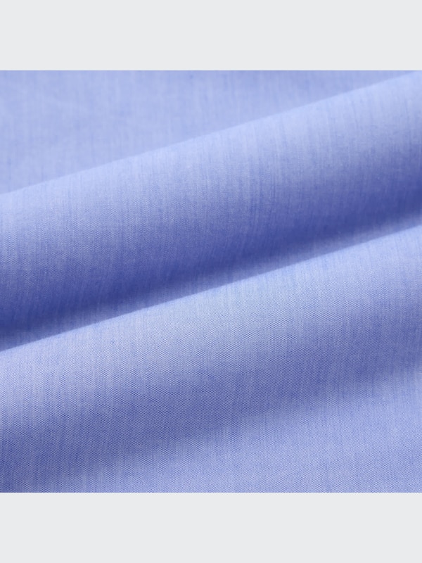 Cotton Stand Collar Long-Sleeve Shirt
