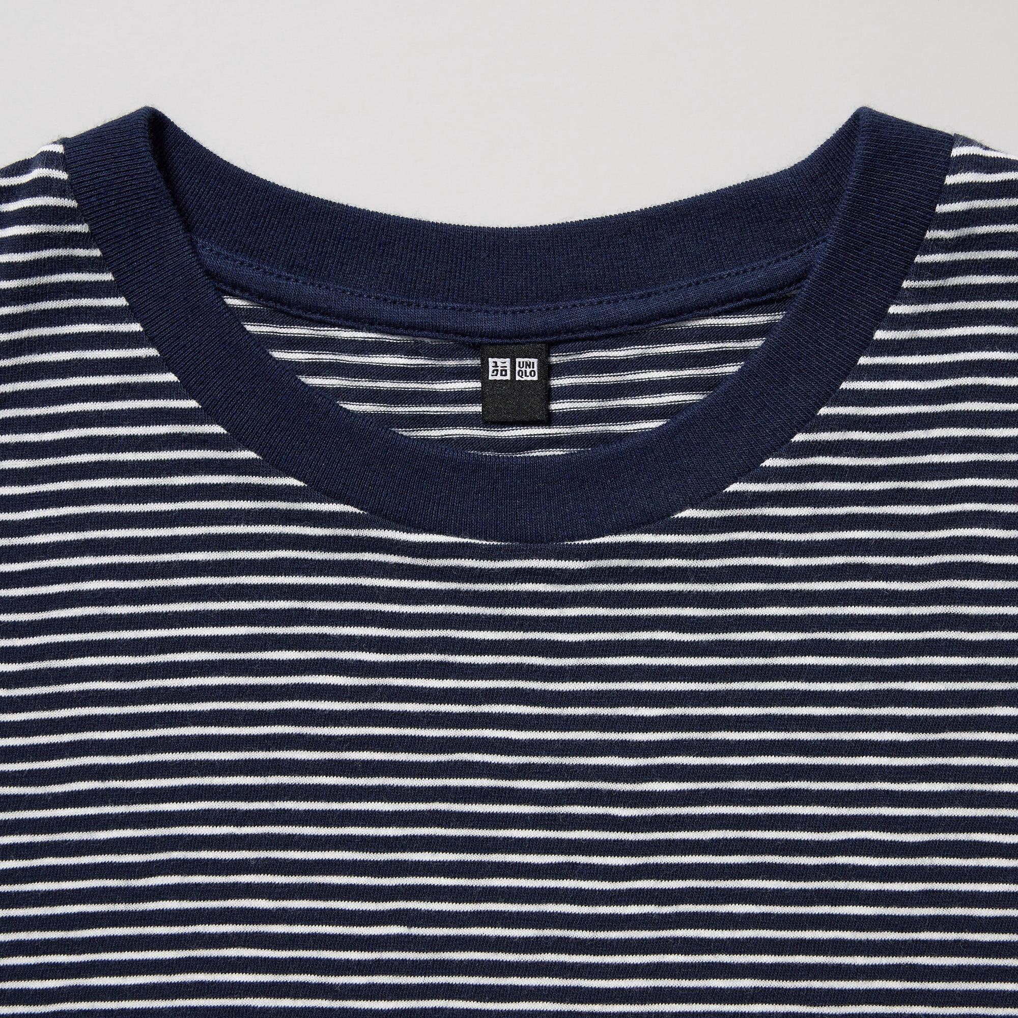 uniqlo striped blouse