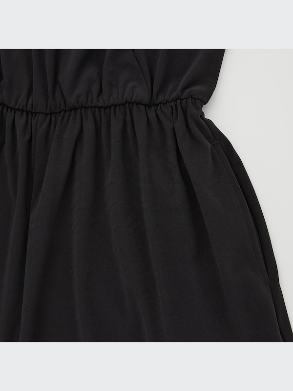 Crepe Jersey Short-Sleeve Romper