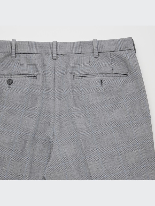 Smart Ankle Pants (2-Way Stretch Glen-Check)