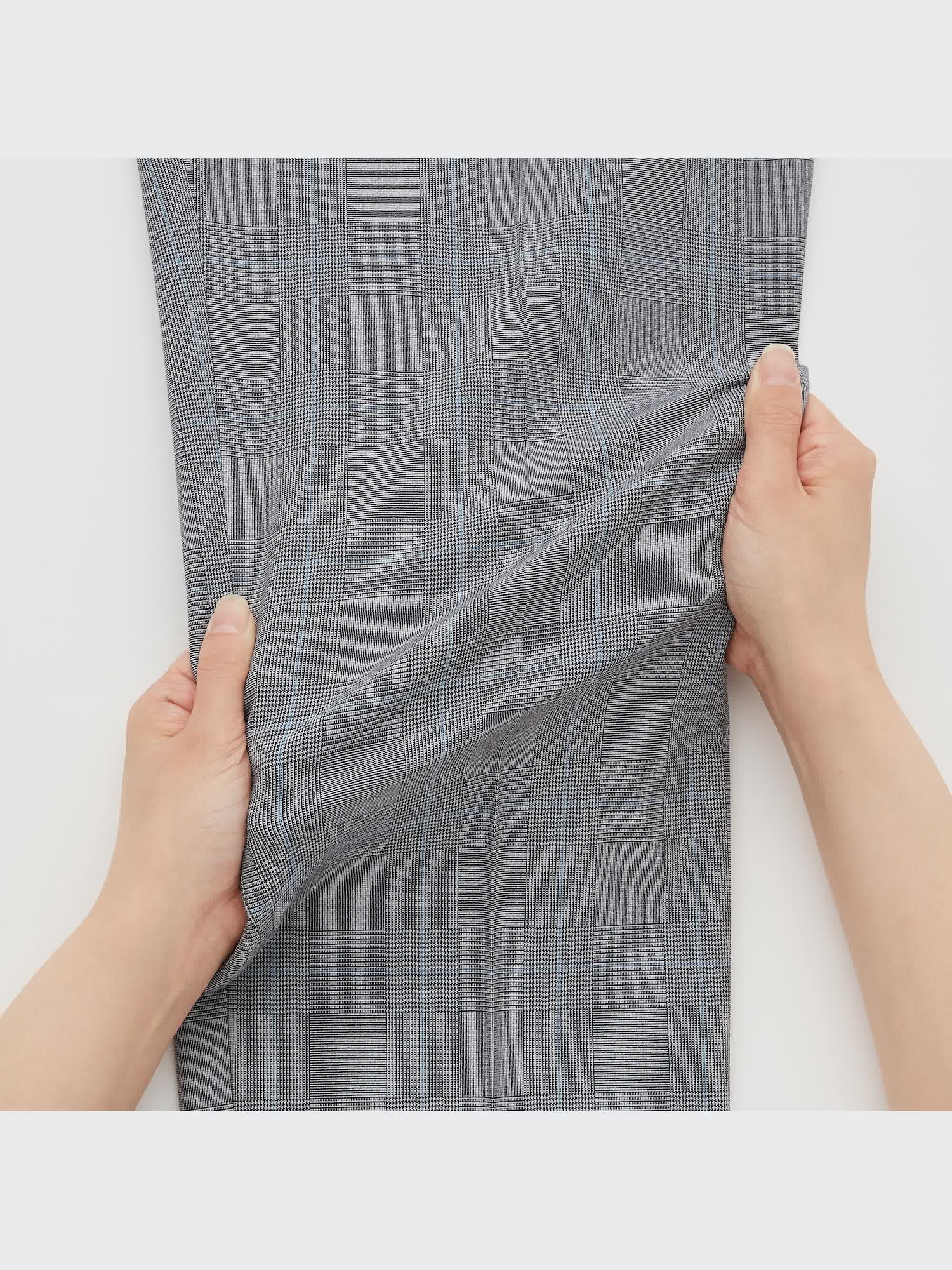 Smart Ankle Pants (2-Way Stretch Glen-Check) | UNIQLO US