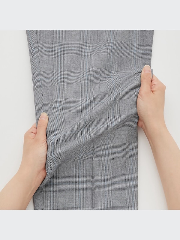Smart Ankle Pants (2-Way Stretch Glen-Check)