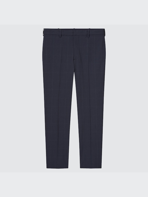 PANTALON 7/8È SMART À CARREAUX MOTIF PRINCE-DE-GALLES (LONG)