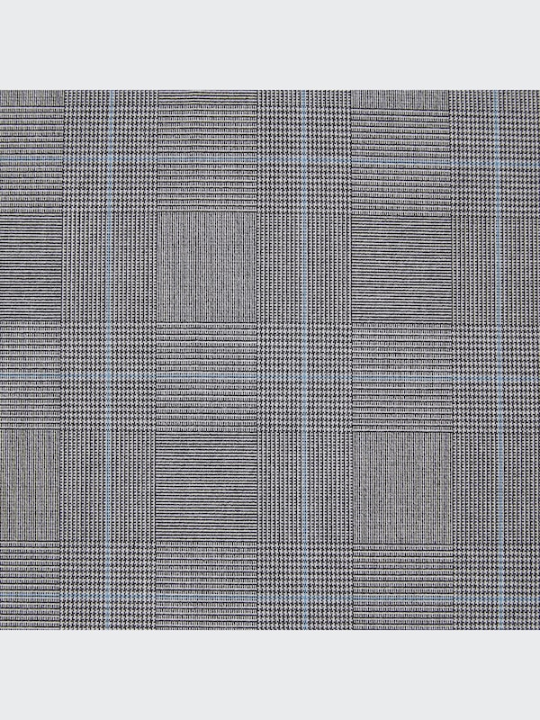 PANTALON 7/8È SMART À CARREAUX MOTIF PRINCE-DE-GALLES (LONG)