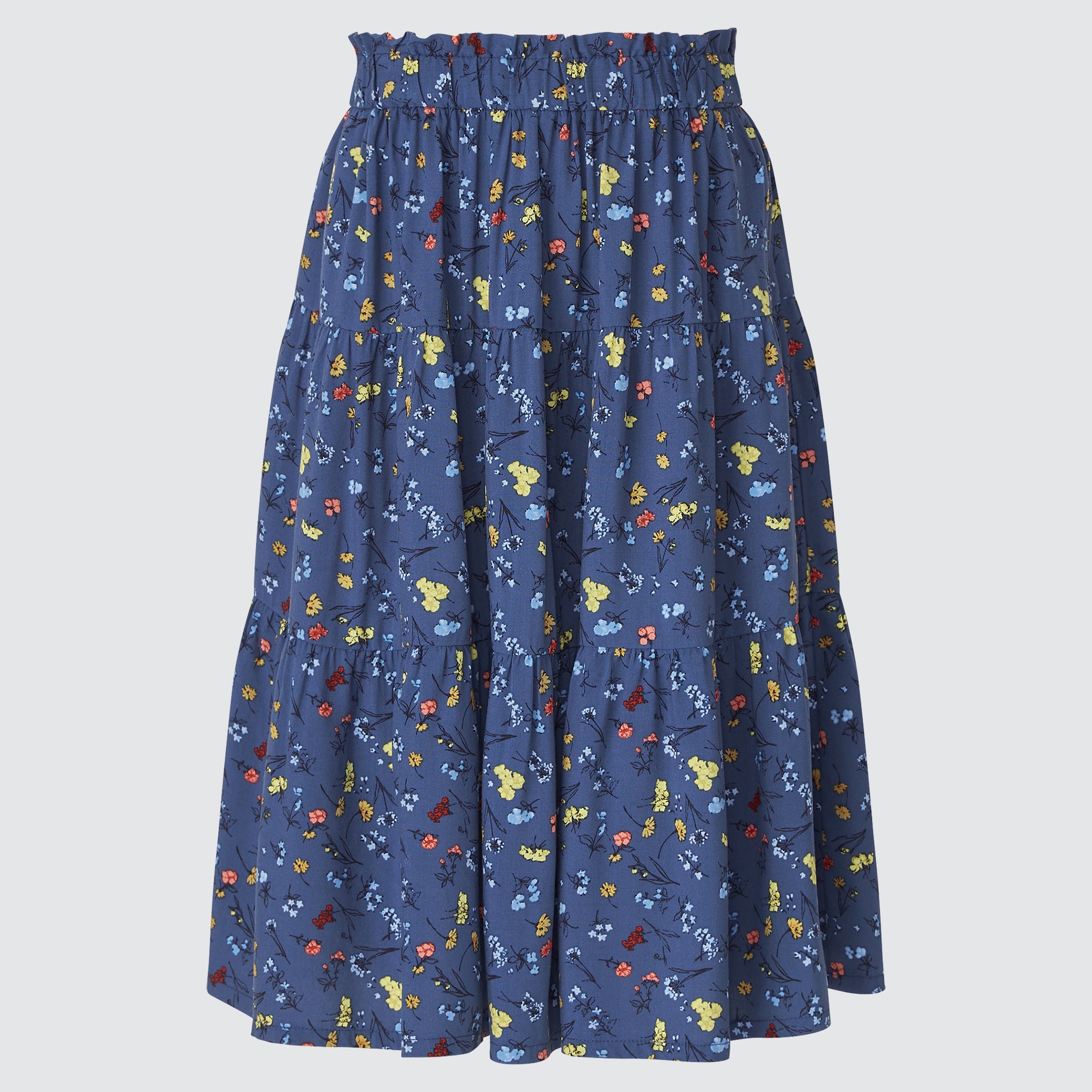 UNIQLO Tiered Printed Skirt | StyleHint