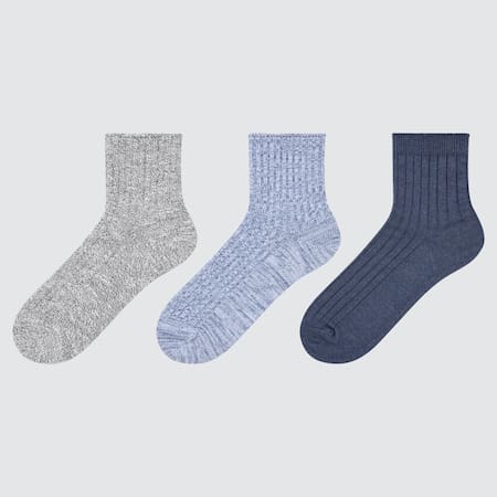 Slub Socks (Three Pairs)
