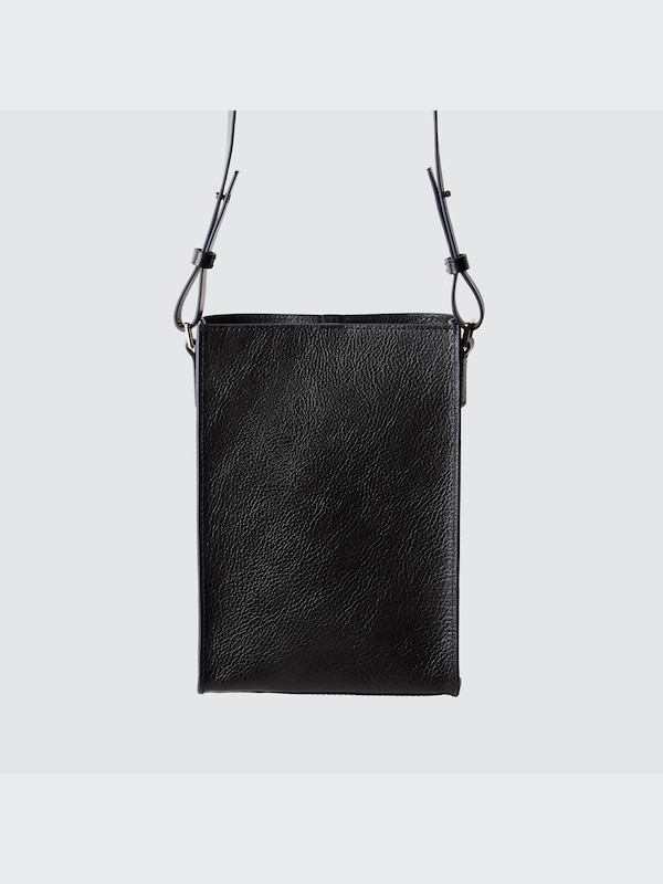 +J Leather Shoulder Bag