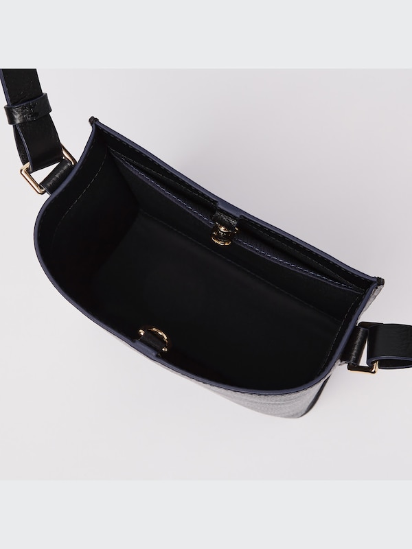 +J Leather Shoulder Bag
