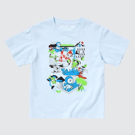 Kids Pokémon Meets Artist UT Graphic T-Shirt