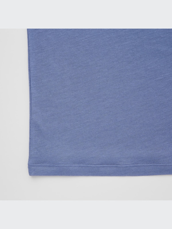 W's linen blend french sleeve T-shirt