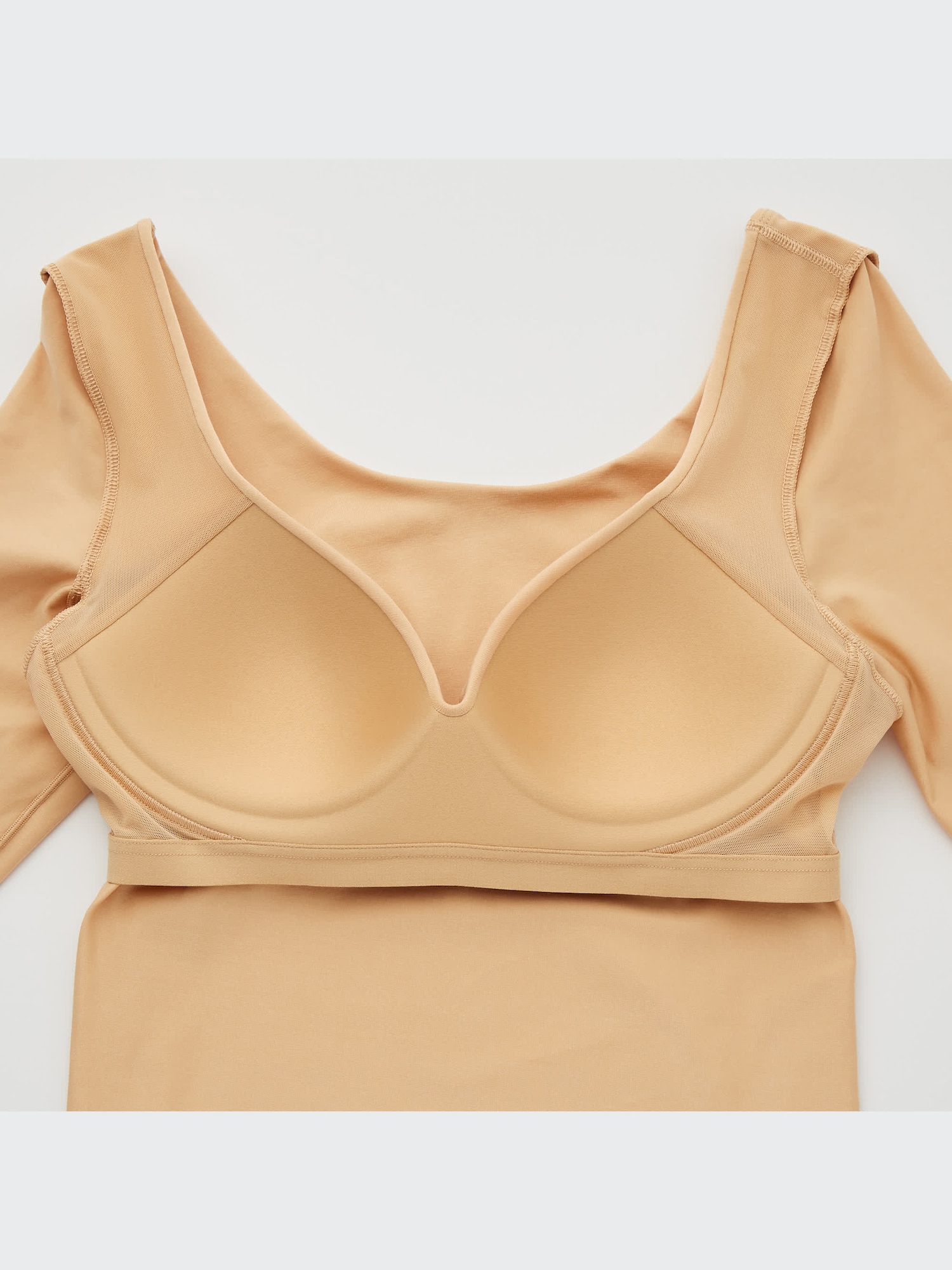 Mame Kurogouchi AIRism Cotton Bra 3/4-Sleeve T-Shirt | UNIQLO US