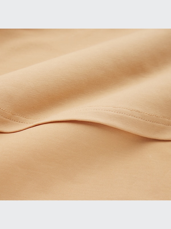 Mame Kurogouchi AIRism Cotton Bra 3/4-Sleeve T-Shirt