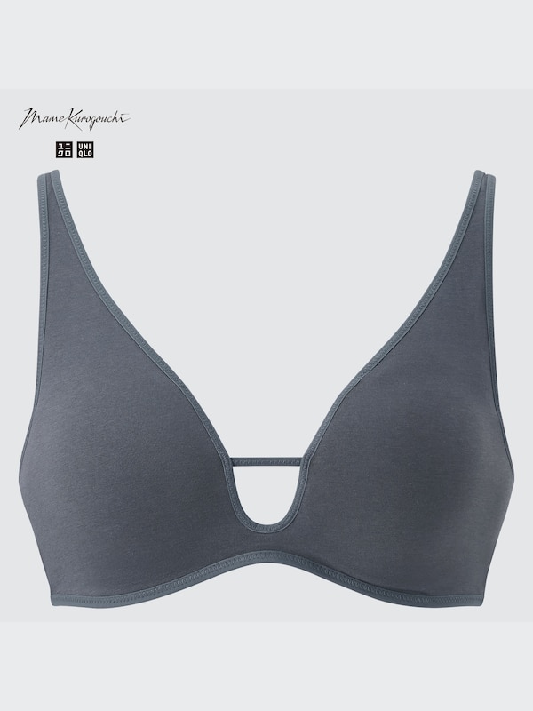 Mame Kurogouchi AIRism Cotton Relaxed Wireless Bra