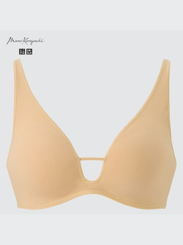 Mame Kurogouchi AIRism Cotton Relaxed Wireless Bra